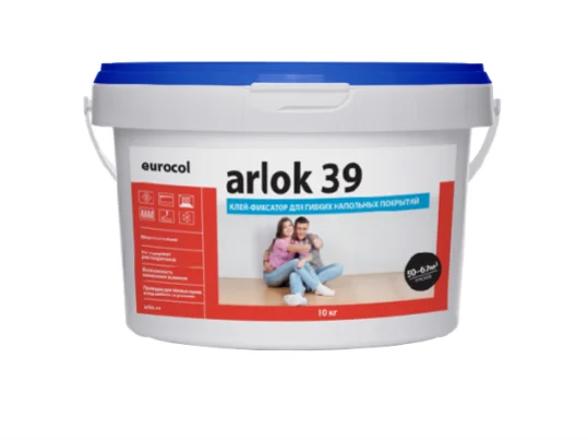 Клей Arlok 39 (10 кг) 150-200 г/м2, фиксатор против сдвигов в Барнауле