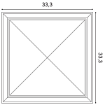 Декоративная панель Orac W123 (33.3x33.3x3.5 см) в Барнауле