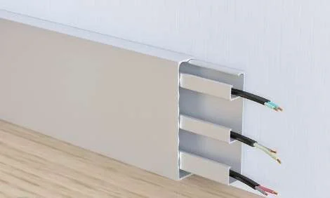 Алюминиевый плинтус Fezard Кабельный ALP-G80 Алюминий 80*15*2500 мм в Барнауле