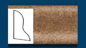 Плинтус пробковый ArtCorkDesing С 102 (Колер 9) 20x40x910 мм в Барнауле