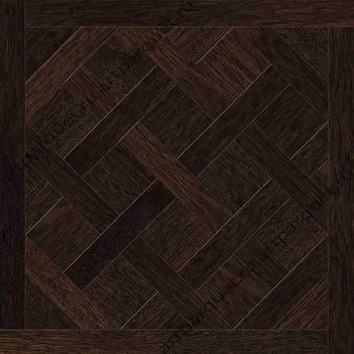 Модульный паркет Кочанелли Версаль Дуб Темный 600*600*15 мм фаска в Барнауле