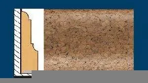 Плинтус пробковый ArtCorkDesing С 103 (Колер 9) 12х65х910 мм в Барнауле