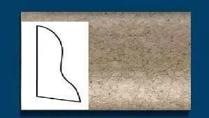 Плинтус пробковый ArtCorkDesing С 102 (Колер 6) 20x40x910 мм в Барнауле