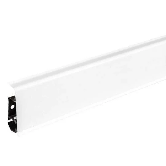 Плинтус пластиковый Arbiton INDO70 01 Белый блеск 2,5 м в Барнауле