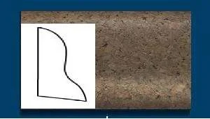 Плинтус пробковый ArtCorkDesing С 102 (Колер 7) 20x40x910 мм в Барнауле