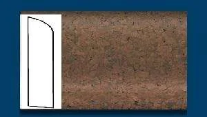 Плинтус пробковый ArtCorkDesing С 106 (Колер 11) 10х60х910 мм в Барнауле