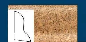 Плинтус пробковый ArtCorkDesing С 102 (Колер 8) 20x40x910 мм в Барнауле