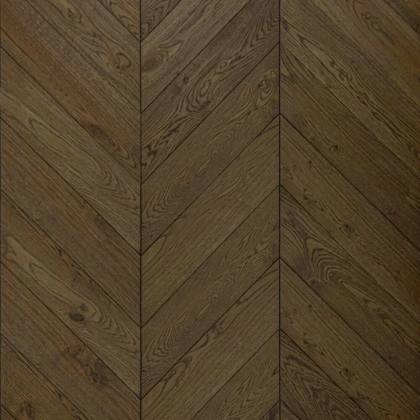 Инженерная доска Kochanelli Французская Ёлка Оскуро Дуб Original Браш (600х120х15) в Барнауле