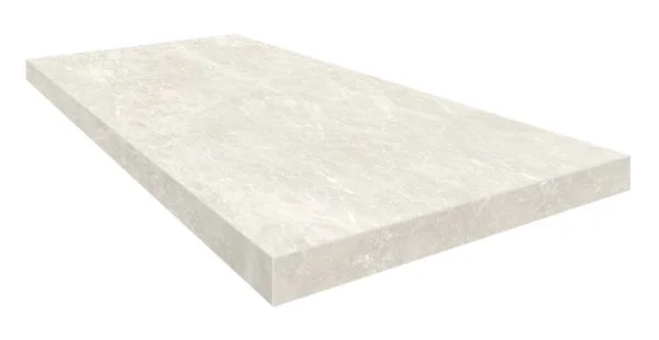 Керамогранит Coliseum Да Винчи Уайт Ступень угловая правая (Натуральный, 33х60) в Барнауле