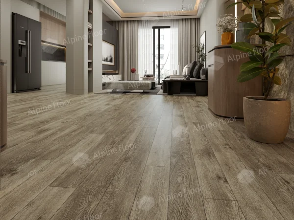 Каменно-полимерная плитка Alpine Floor Grand Sequoia Village Венге Грей ECO 11-807 4мм, 43 класс в Барнауле