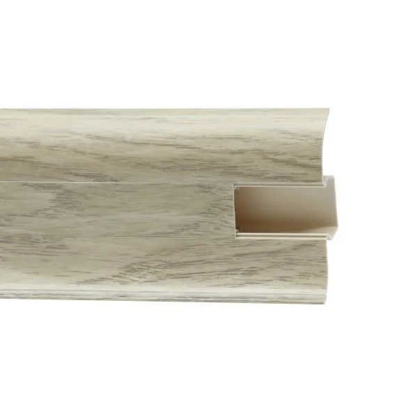 Пластиковый плинтус Royce №853 Дуб Супрема (58х22х2200мм) в Барнауле