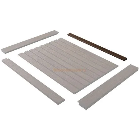 Финишный молдинг LF124B BR396 левый декорированный (31х12х2700мм) в Барнауле