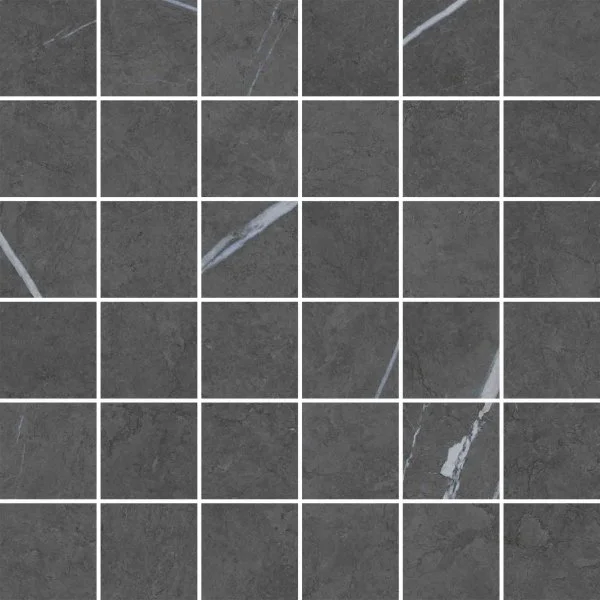 Керамогранит Italon Метрополис Империал Блэк Мозаика 30х30 (Натуральная) в Барнауле