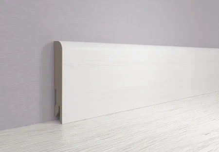 Плинтус MDF Bonkeel 24116 Белый (80х16х2400 мм) в Барнауле