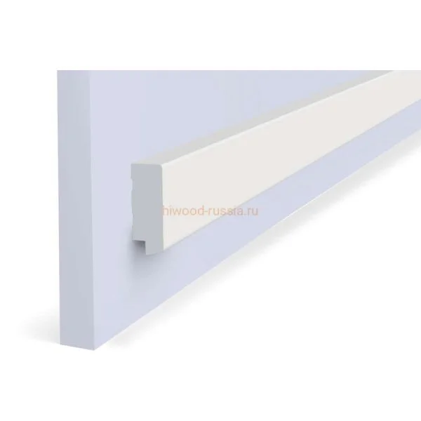 Финишный молдинг LF124B NP левый белый (31х12х2700мм) в Барнауле
