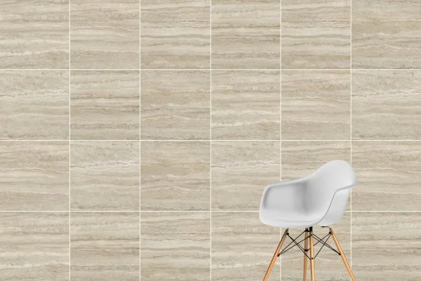 Керамогранит Vitra CityStone Травертин Линейный 60х60 (Натуральная и Реттифицированная) в Барнауле