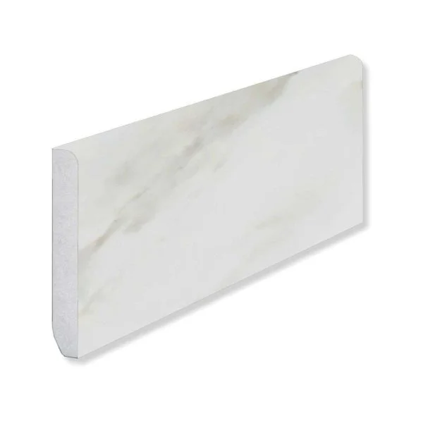 Кварцевый плинтус Fargo 6089-1 Белый Мрамор 80х11х2200 мм в Барнауле