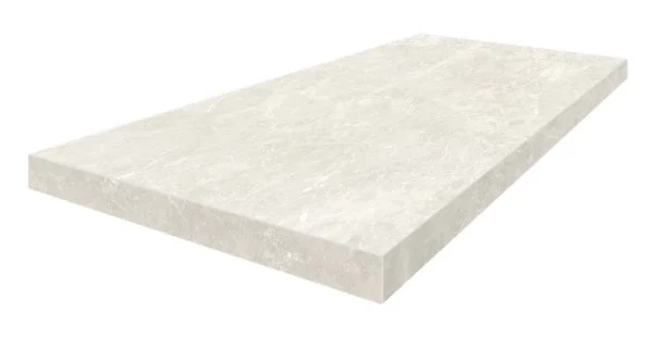 Керамогранит Coliseum Да Винчи Уайт Ступень угловая левая (Натуральный, 33х60) в Барнауле