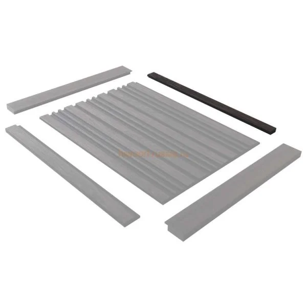 Финишный молдинг LF124B BR395K левый декорированный (31х12х2700мм) в Барнауле