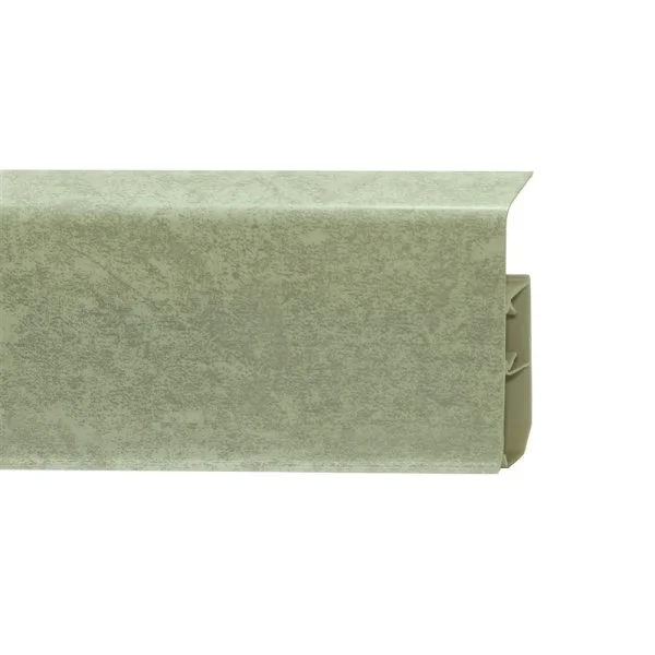 Пластиковый плинтус Royce №339 Мрамор Светлый (80х24х2200мм) в Барнауле