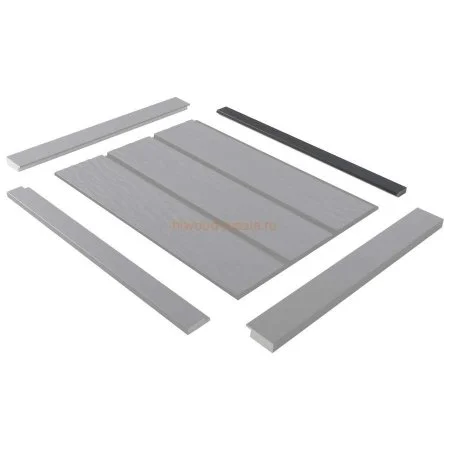 Финишный молдинг LF124B GR15K левый декорированный (31х12х2700мм) в Барнауле