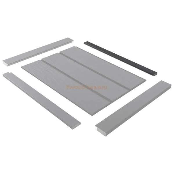 Финишный молдинг LF124B GR15K левый декорированный (31х12х2700мм) в Барнауле