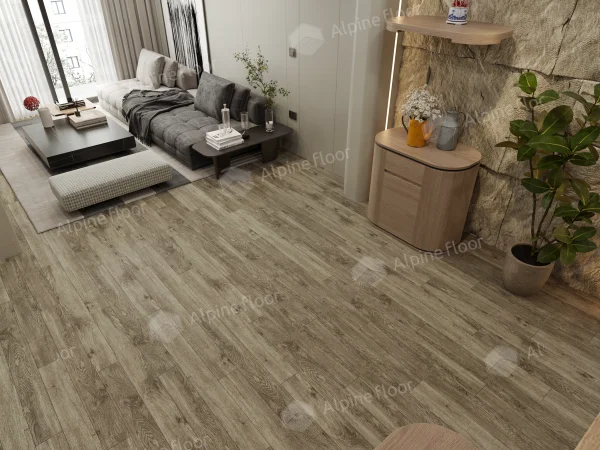 Каменно-полимерная плитка Alpine Floor Grand Sequoia Village Венге Грей ECO 11-807 4мм, 43 класс в Барнауле