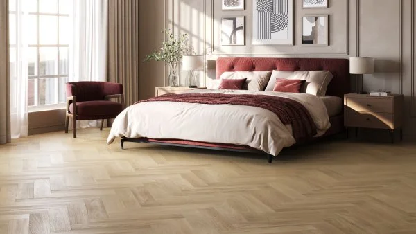 Паркетная доска Quartz Parquet Английская Ёлка Дуб Лимба 33-405 в Барнауле