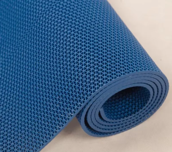 Грязезащитное рулонное покрытие ЗигЗаг Синий 4,5 мм (1,2 м) Китай в Барнауле