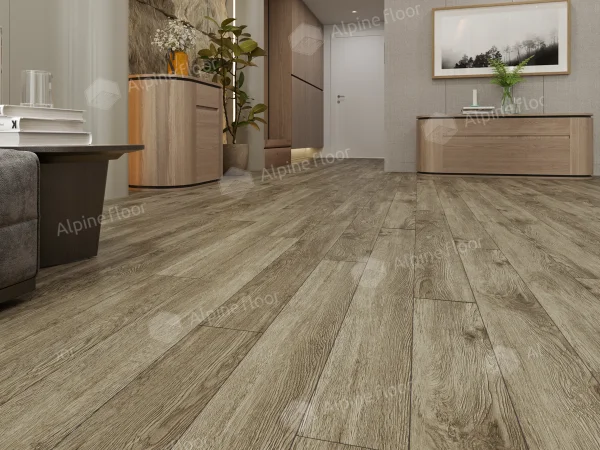 Каменно-полимерная плитка Alpine Floor Grand Sequoia Village Венге Грей ECO 11-807 4мм, 43 класс в Барнауле