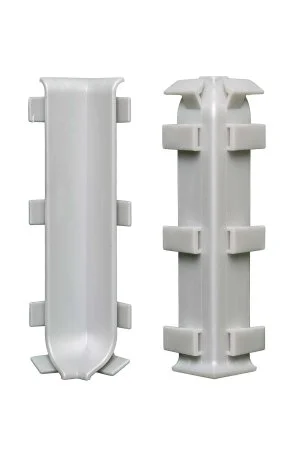 Внутренний угол Bonkeel ПЛ80 серый (ПВХ) в Барнауле