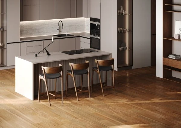 Паркетная доска Quartz Parquet Классик 5 мм Дуссия Африканская 550-63 в Барнауле