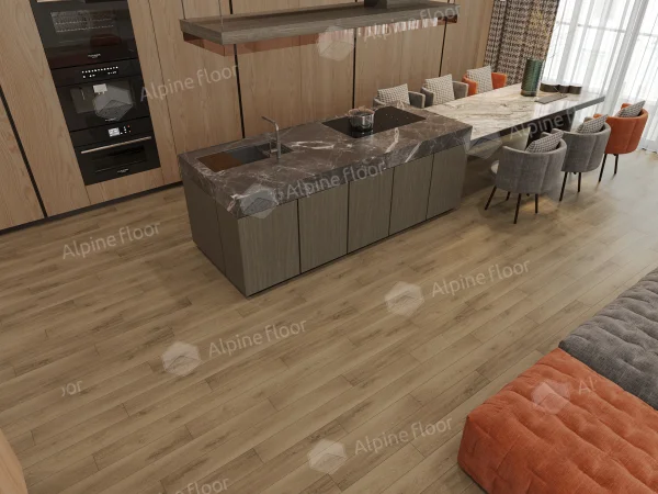 Каменно-полимерная плитка Alpine Floor Grand Sequoia Village Вайпуа ECO 11-1907 4мм, 43 класс в Барнауле