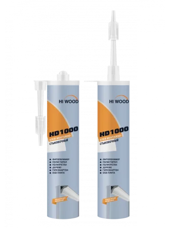 Монтажно-стыковочный клей HiWood HD1000 Белый 280 ml в Барнауле