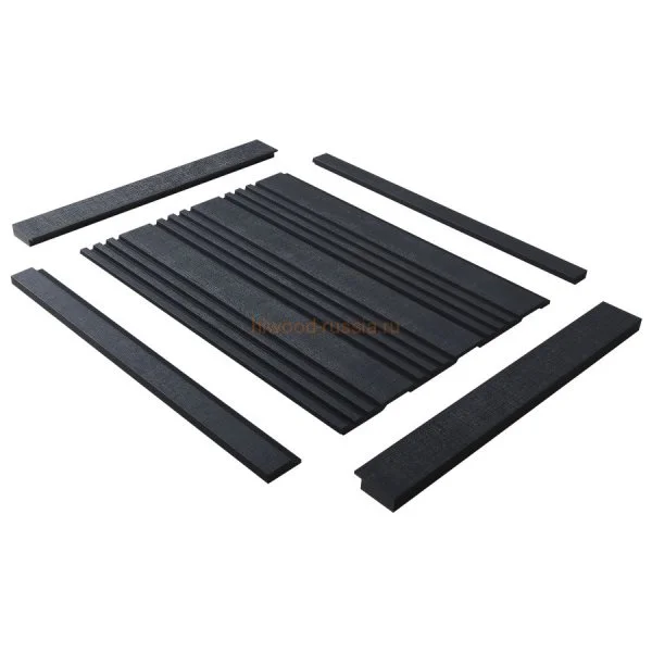 Финишный молдинг LF124B BK114K левый декорированный (31х12х2700мм) в Барнауле