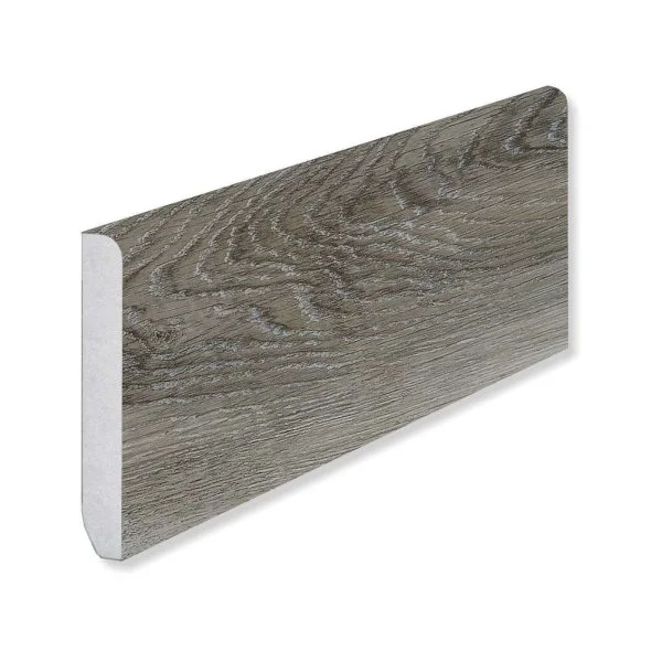 Кварцевый плинтус Fargo 366-1B Дуб Рустик Серый градиент 80х11х2200 мм в Барнауле