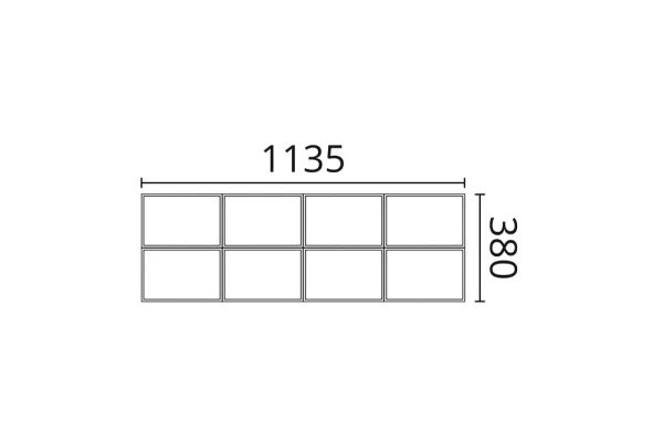 Декоративная панель NMC Arstyl Bump (113.5x38x4.3 см) в Барнауле