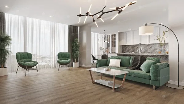 Каменно-полимерная плитка Alpine Floor Solo Ларгетто ECO 14-3, 3,5 мм 34 класс в Барнауле