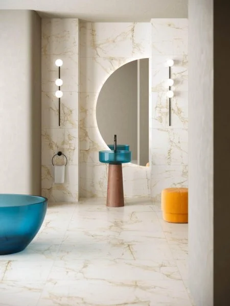 Керамогранит Coliseum Канова Уайт 60х120 (Натуральный и Реттифицированный) в Барнауле