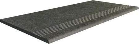 Керамогранит Italon Аурис Блэк ступень (Натуральная, 30х60) в Барнауле