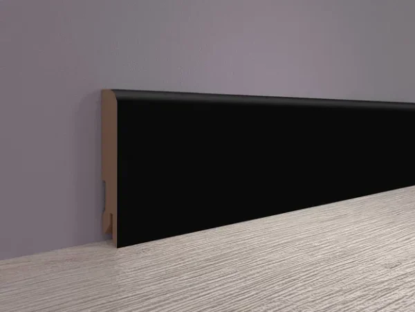 Плинтус MDF Bonkeel 24032 Чёрный Софт (100х16х2400 мм) в Барнауле