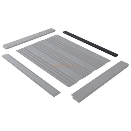 Финишный молдинг LF124B BK114K левый декорированный (31х12х2700мм) в Барнауле