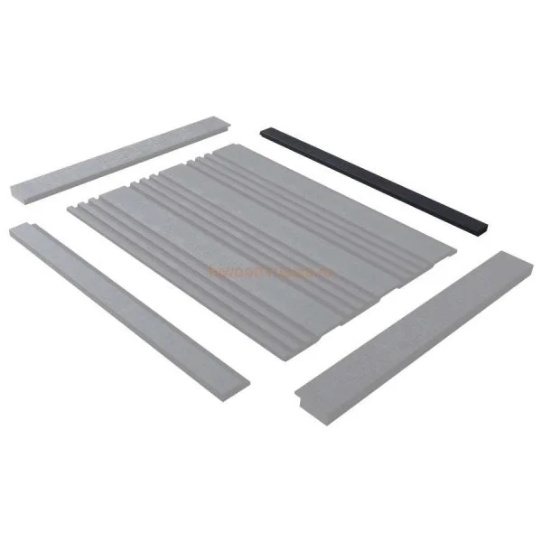 Финишный молдинг LF124B BK114K левый декорированный (31х12х2700мм) в Барнауле