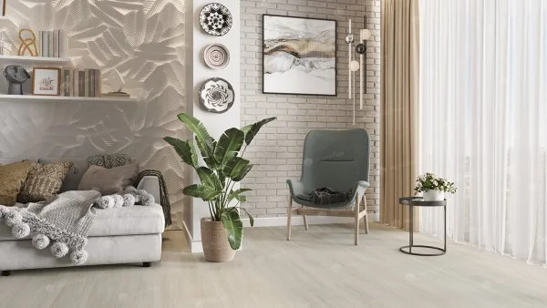 Каменно-полимерная плитка Alpine Floor Solo Plus Виваче ЕСО 14-201, 4 мм, 43 класс в Барнауле