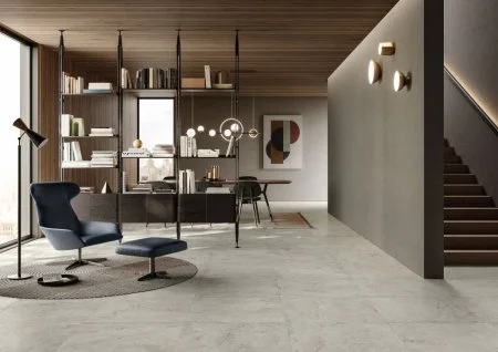 Керамогранит Italon Метрополис Абсолют Сильвер 80х80 (Натуральная и Реттифицированная) в Барнауле