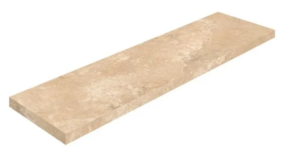 Керамогранит Coliseum Аурелия Беж Ступень угловая левая (Натуральный, 33х120) в Барнауле