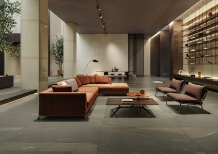 Керамогранит Italon Метрополис Аркадиа Браун 80х160 (Натуральная и Реттифицированная) в Барнауле