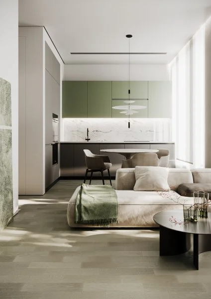 Паркетная доска Quartz Parquet Штучный паркет Дуб Лунный 44-1258-08 в Барнауле