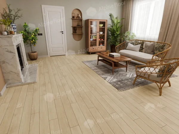 Каменно-полимерная плитка Alpine Floor Grand Sequoia Village Камфора ECO 11-507 4мм, 43 класс в Барнауле