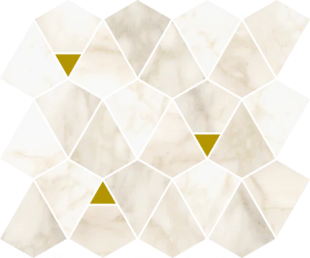 Керамогранит Italon Этернум Каррара Мозаика Вертекс 25.8х30 (Натуральная) в Барнауле